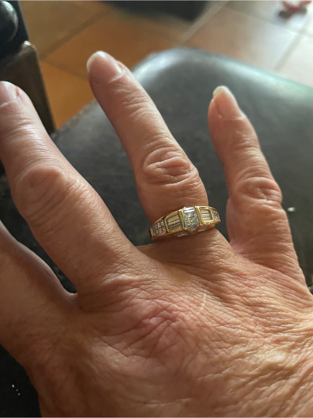Gold Diamond Accent Band Ring - Women's Jewelry